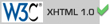 Valid XHTML 1.0 Strict